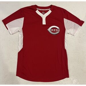 Majestic Cool Base Cincinnati Reds Jersey Size Medium Red Authentic Baseball MLB